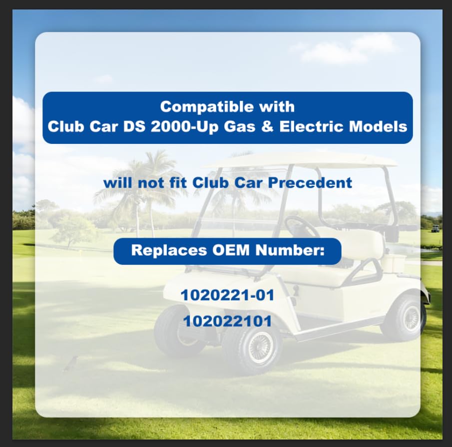 RARAYC passenger-side brake cable for Club Car DS enhances stopping reliability