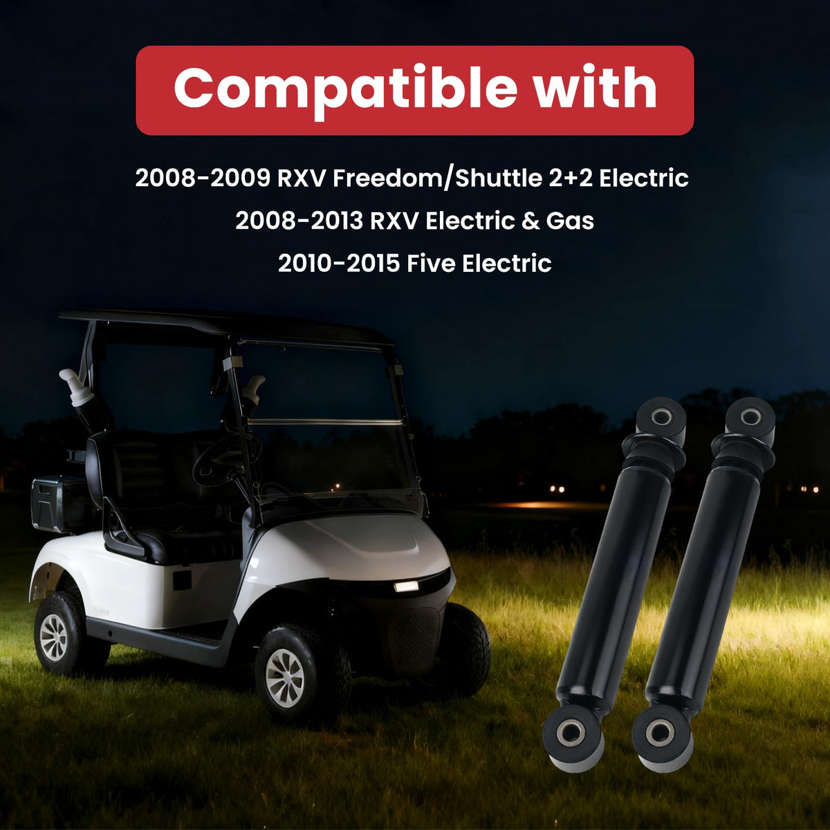 RARAYC shock-piston-rod-detail highlights durability and long life.