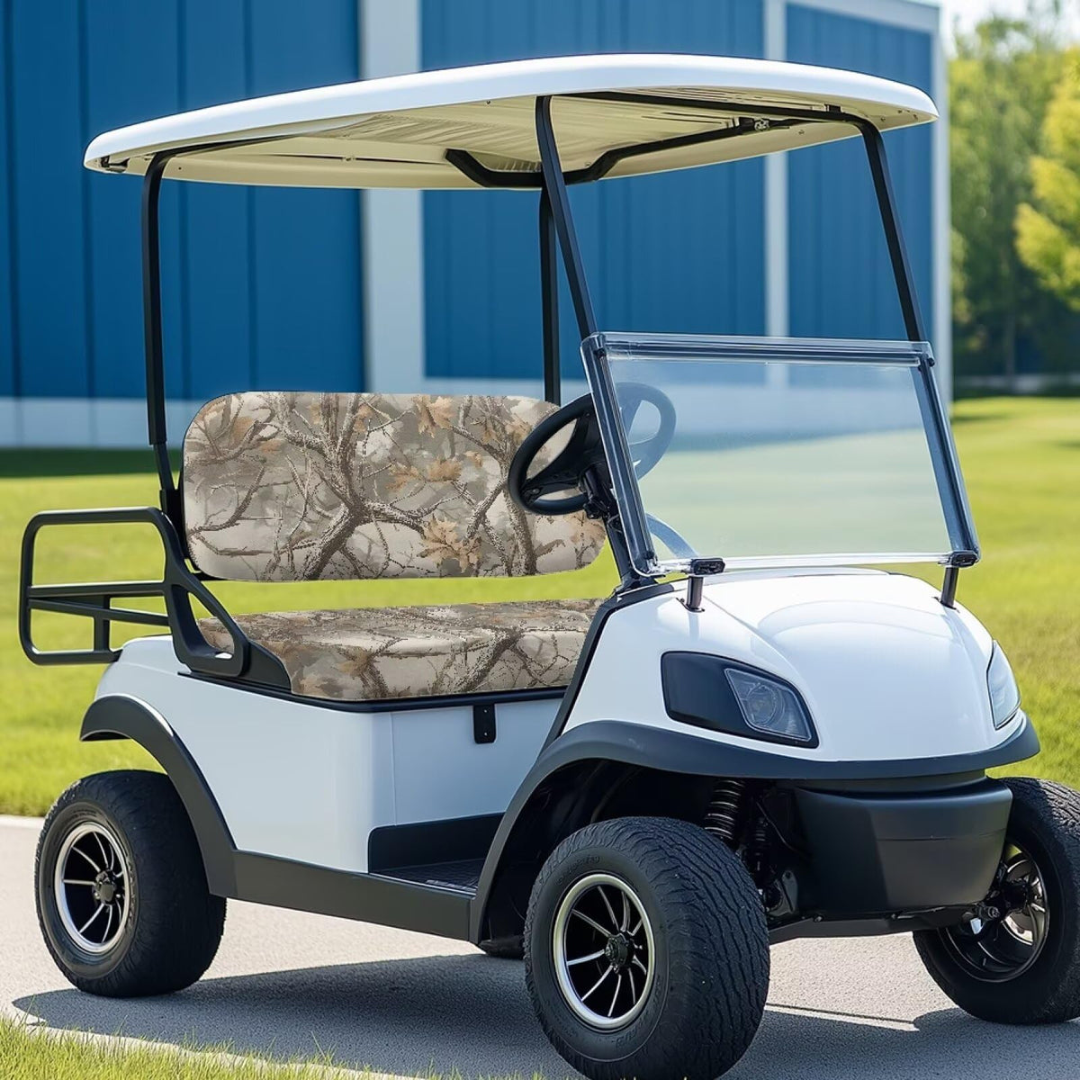 Rarucativ two-seat golf cart seat covers fit snugly and guard upholstery