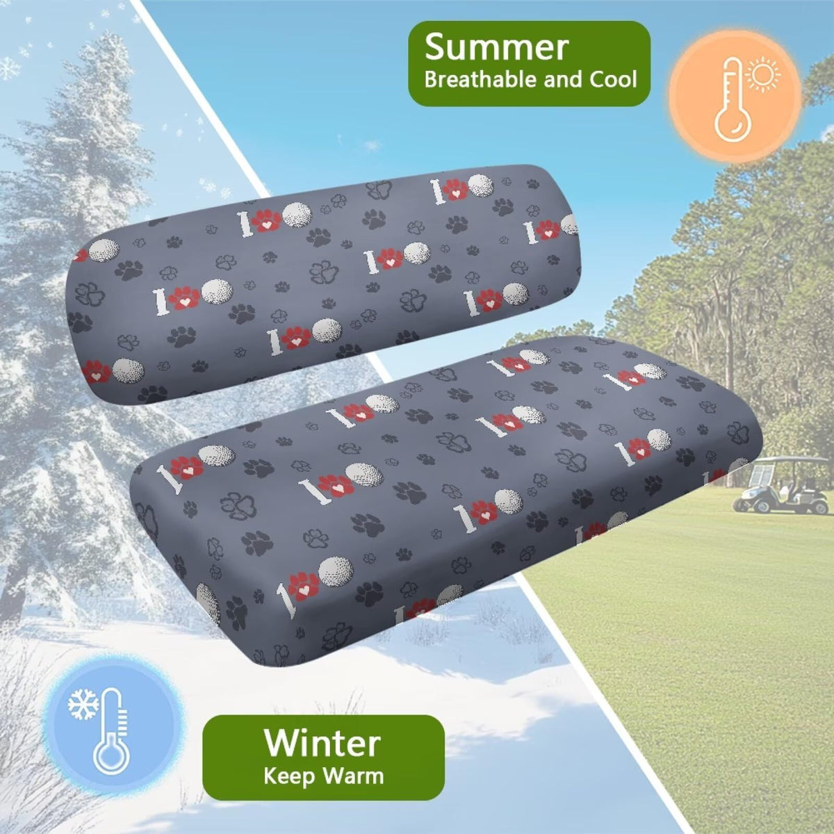 Rarucativ machine-washable cover is easy to clean after outings.