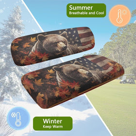 Rarucativ American Bear seat cover color patterns add stylish, personalized look.