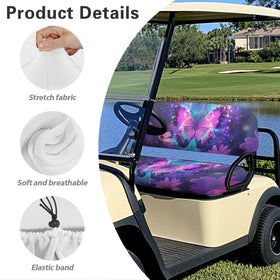 Rarucativ butterfly purple seat cover demonstrates durable color retention