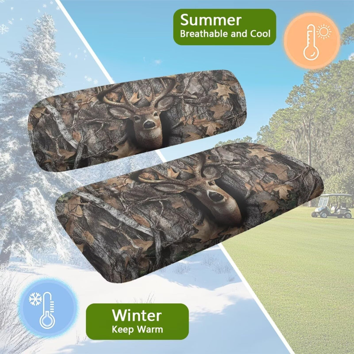 Rarucativ camo breathable fabric enhances comfort during long rides.