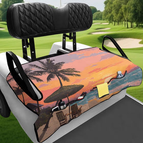 Rarucativ Coconut Tree non-slip surface keeps cover in place.