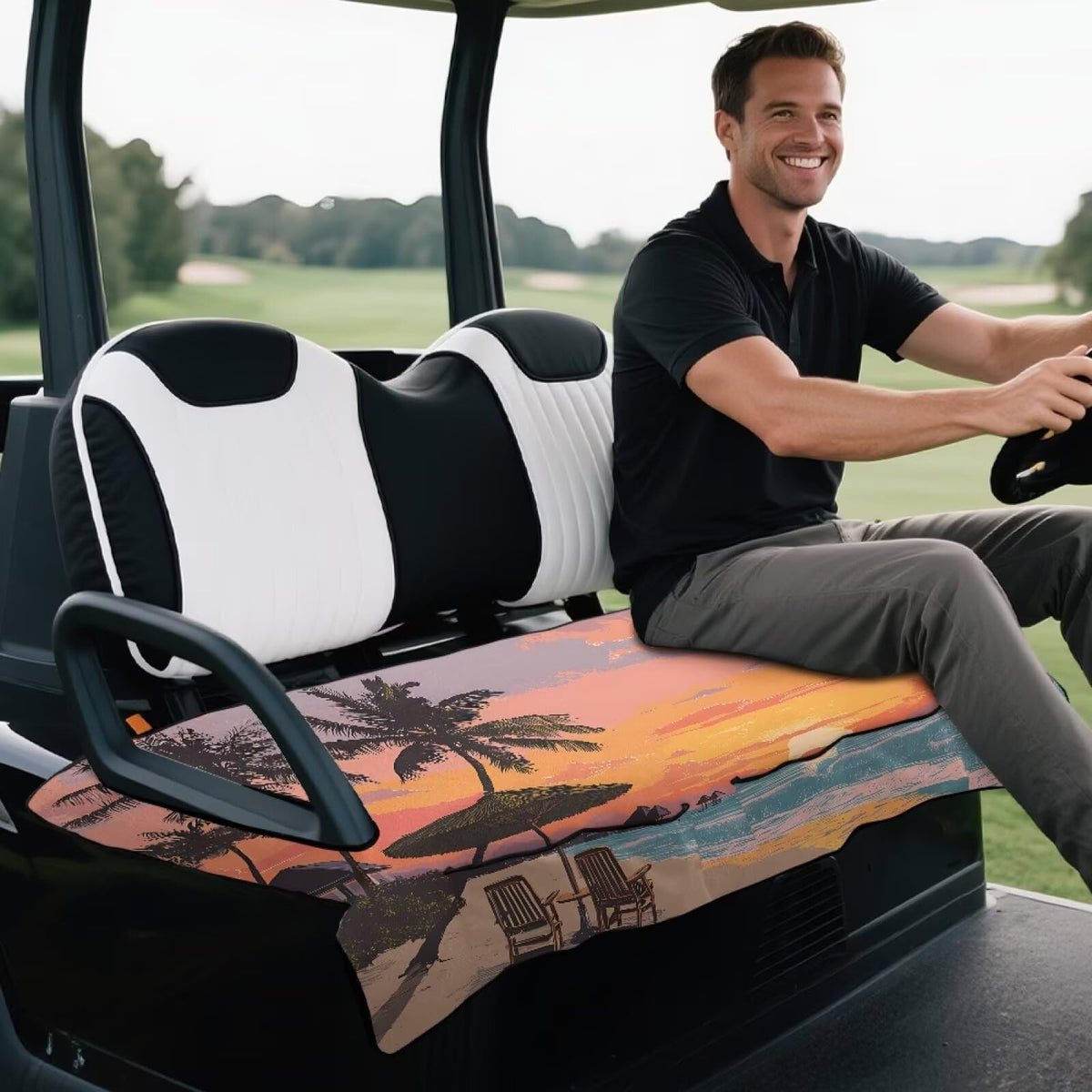 Rarucativ Coconut Tree universal fit suits EZGO and Club Car carts.