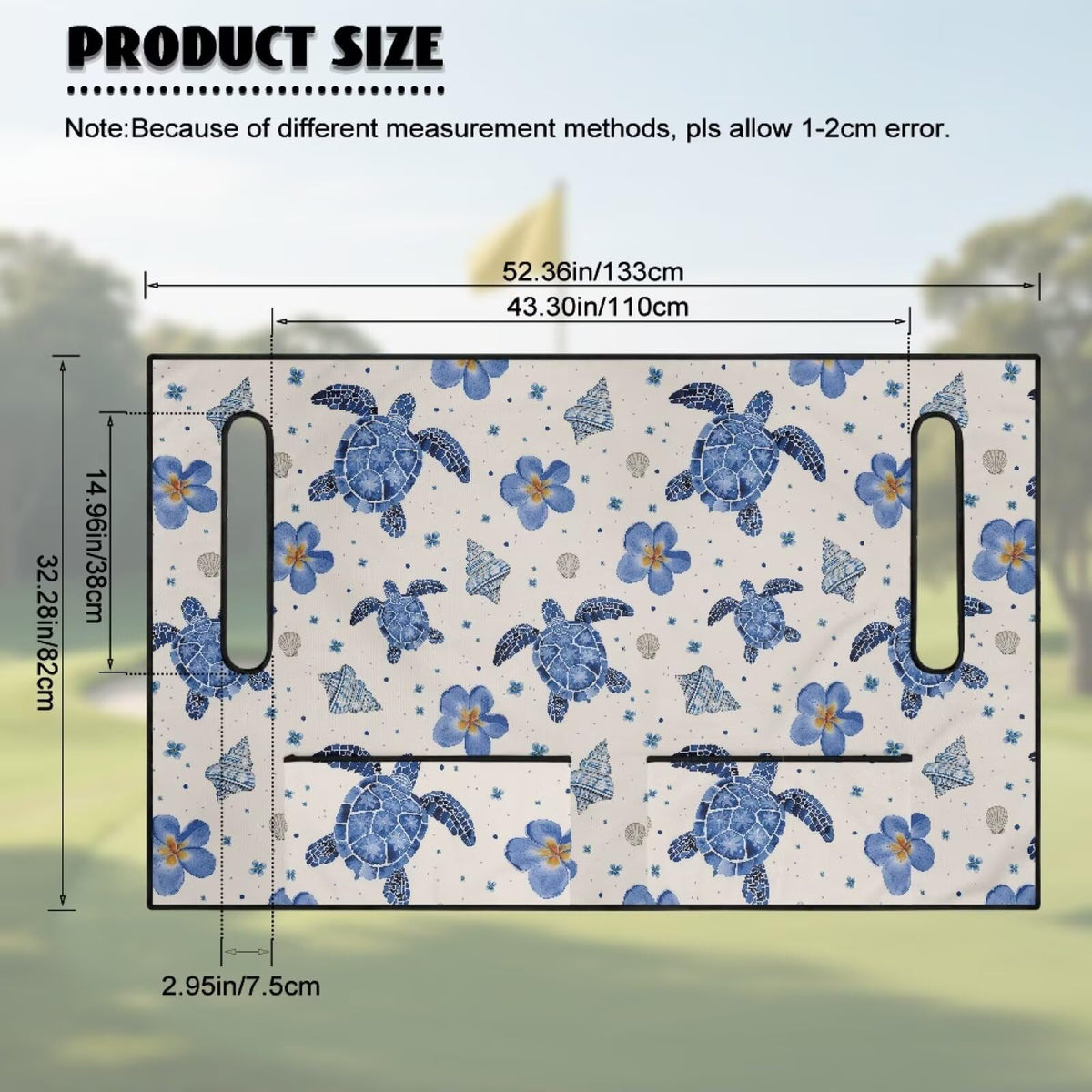 Rarucativ color-retention keeps blue hibiscus print vibrant.