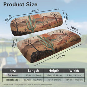 Rarucativ Desert Cactus pattern adds a stylish desert aesthetic to your cart.