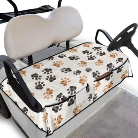 Rarucativ dog paw golf seat cover full shot protects seats from wear
