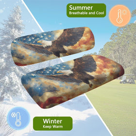 Rarucativ Eagle easy-clean, machine-washable seat covers for quick maintenance.