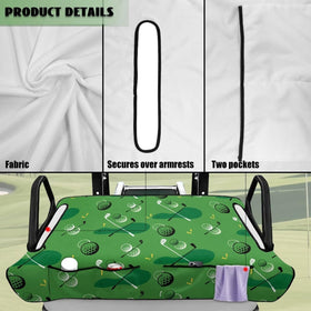 Rarucativ durable towel-knit material withstands outdoor use.