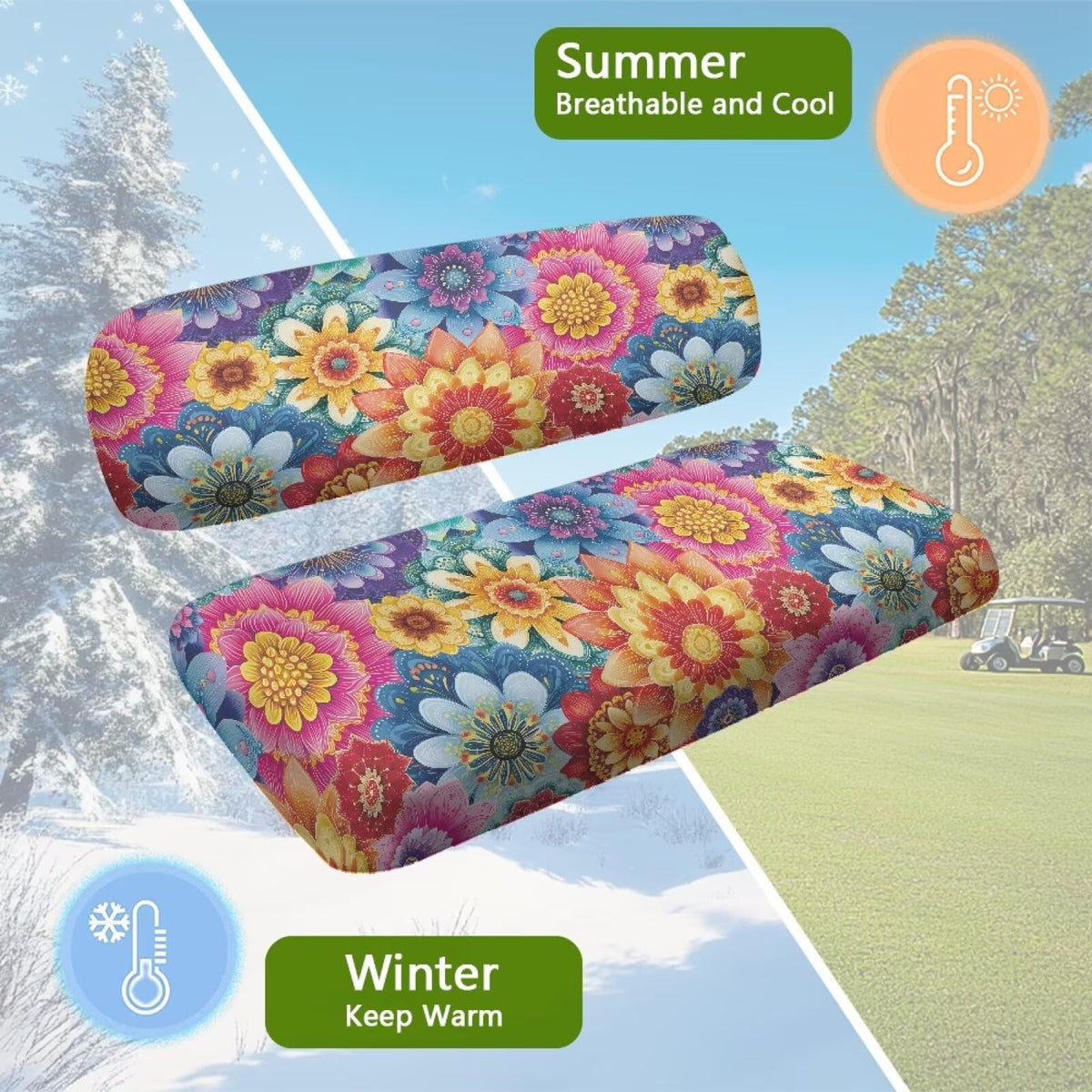 Rarucativ breathable fabric keeps seats cooler and more comfortable in warm weather