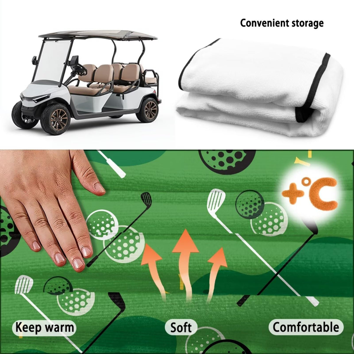 Rarucativ non-slip surface prevents shifting during rides.