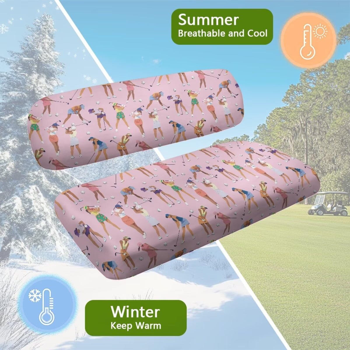 Rarucativ seat cover is machine washable for quick cleanups after rides.