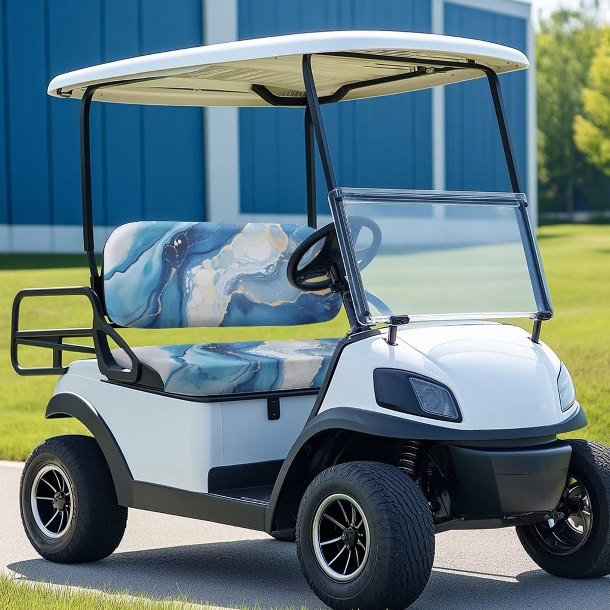 Rarucativ seat cover with non-slip texture stays put during rides.