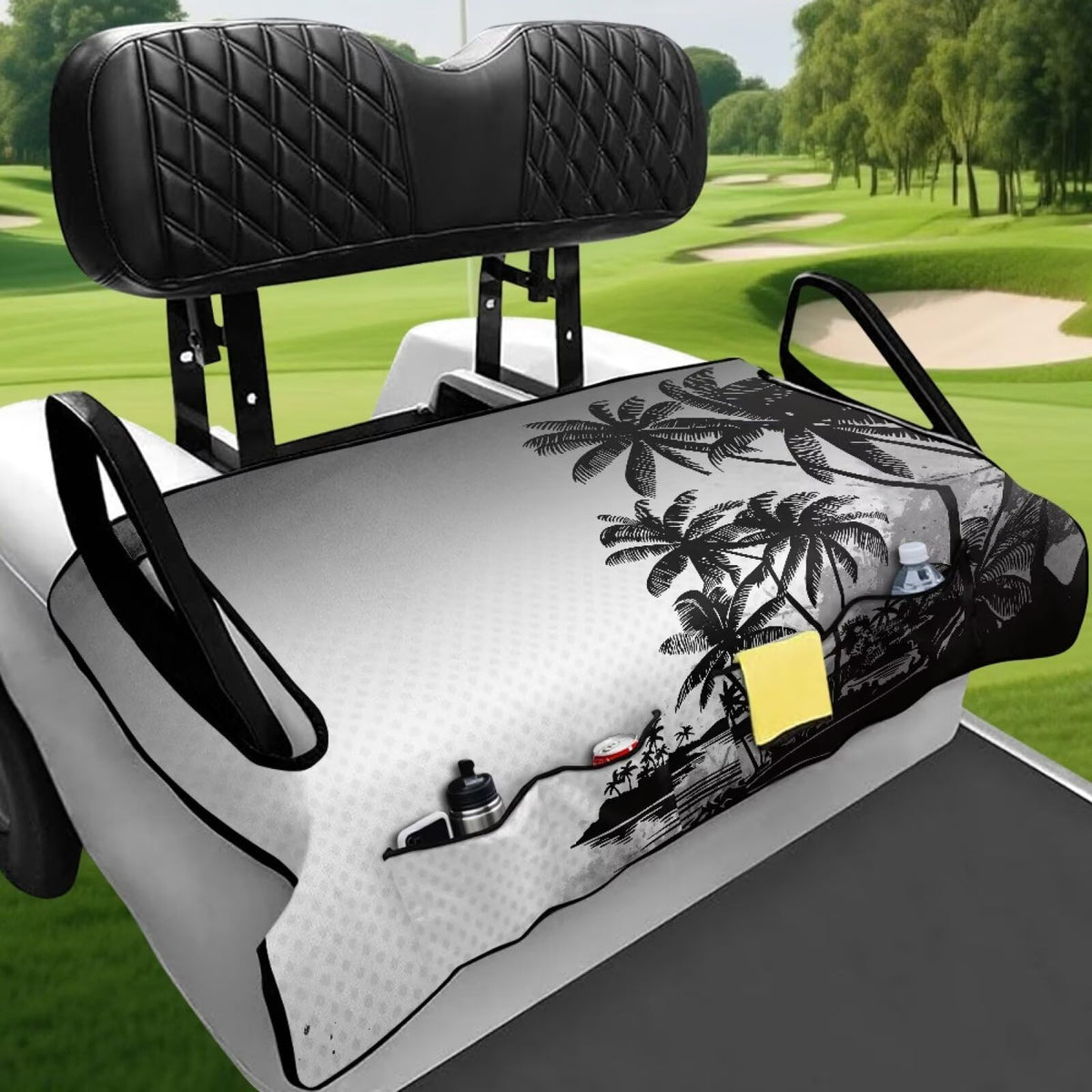 Rarucativ non-slip seat cover stays in place for secure seating.
