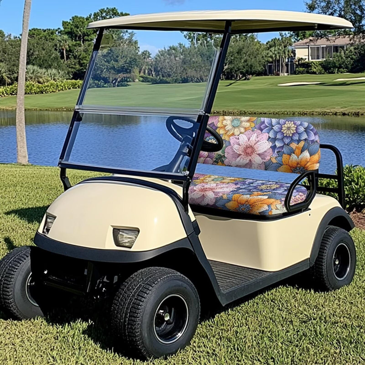 Rarucativ non-slip texture seat cover demonstrates secure fit during rides