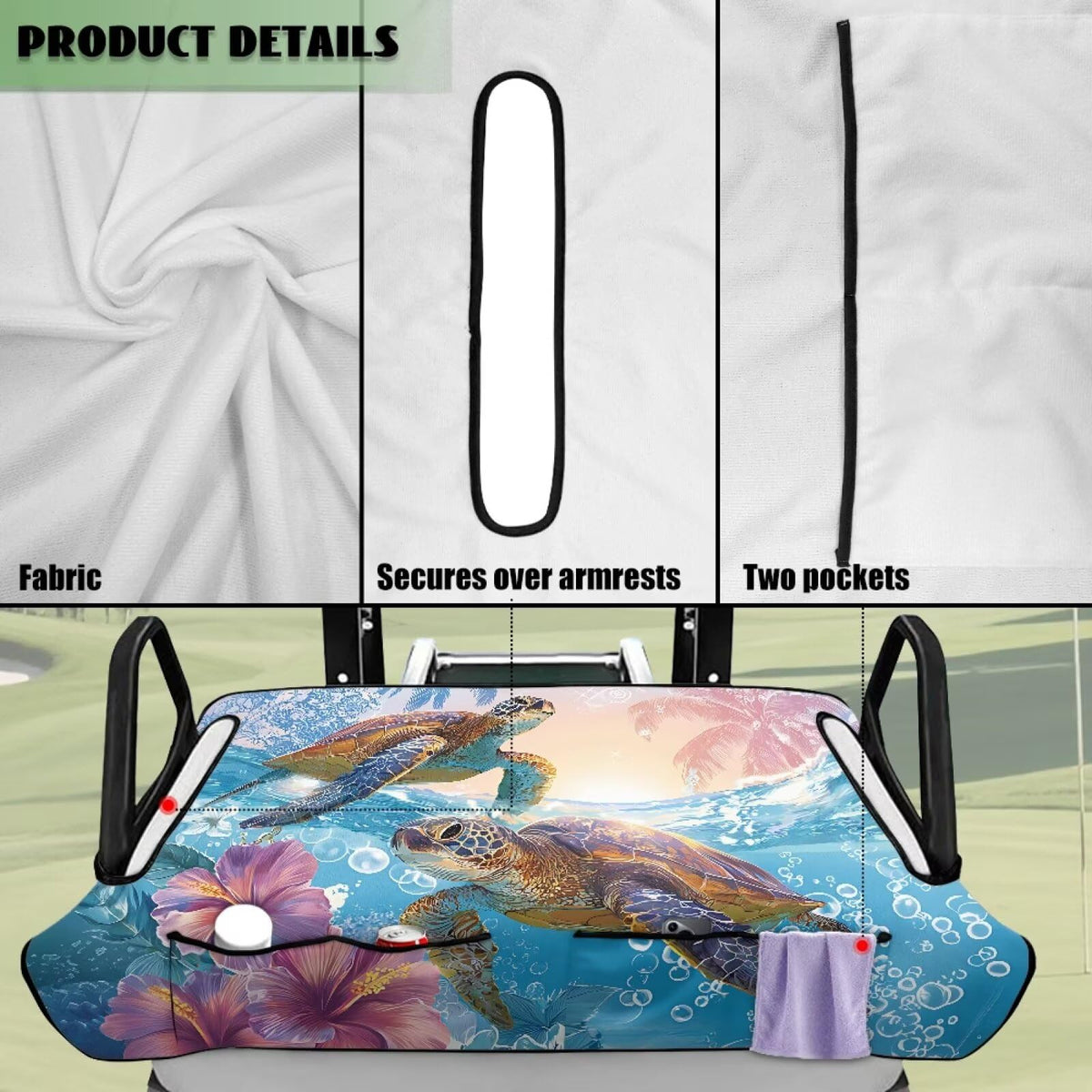 Rarucativ easy installation shown with quick fit on seat.