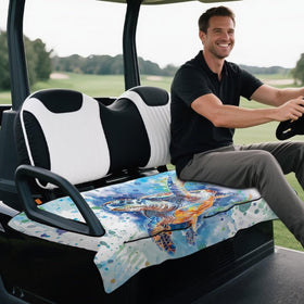 Rarucativ Sea Turtle seat cover universal fit for EZGO and Club Car.