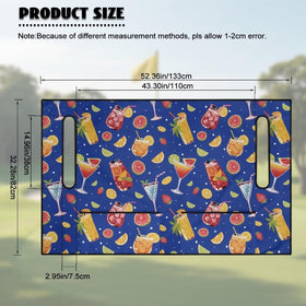 Rarucativ stylish blue seat cover enhances cart look and protection