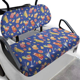 Rarucativ Summer Fruits seat cover for front seat with non-slip texture.