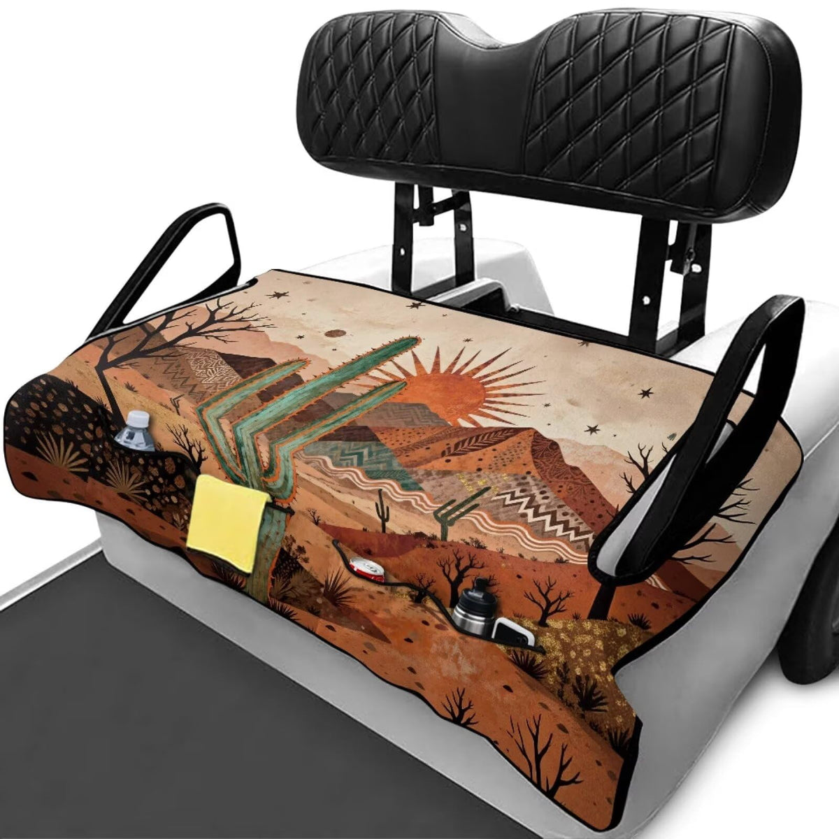 Rarucativ universal-fit golf seat cover suits EZGO and Club Car carts