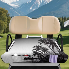 Rarucativ universal-fit seat cover fits EZGO, Club Car, and more.