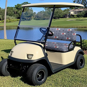 Rarucativ universal-fit gray cover for two-person carts is easy to install.