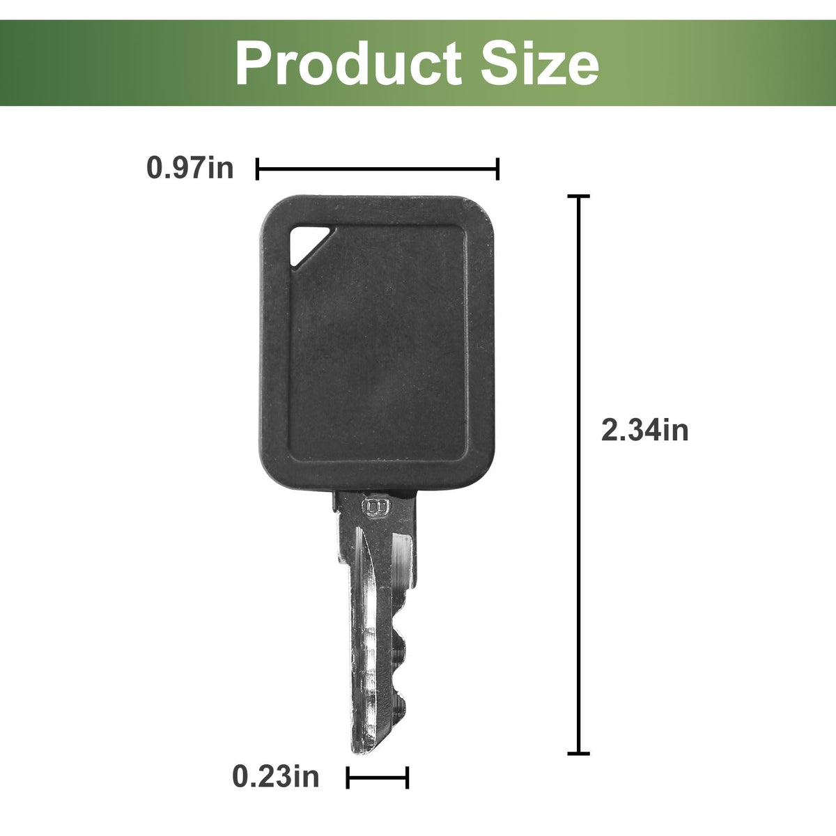 Rasaech replacement keys 105068002-2 bundle, ideal spare for golf cart downtime