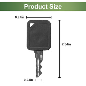 Rasaech replacement keys 105068002-2 bundle, ideal spare for golf cart downtime