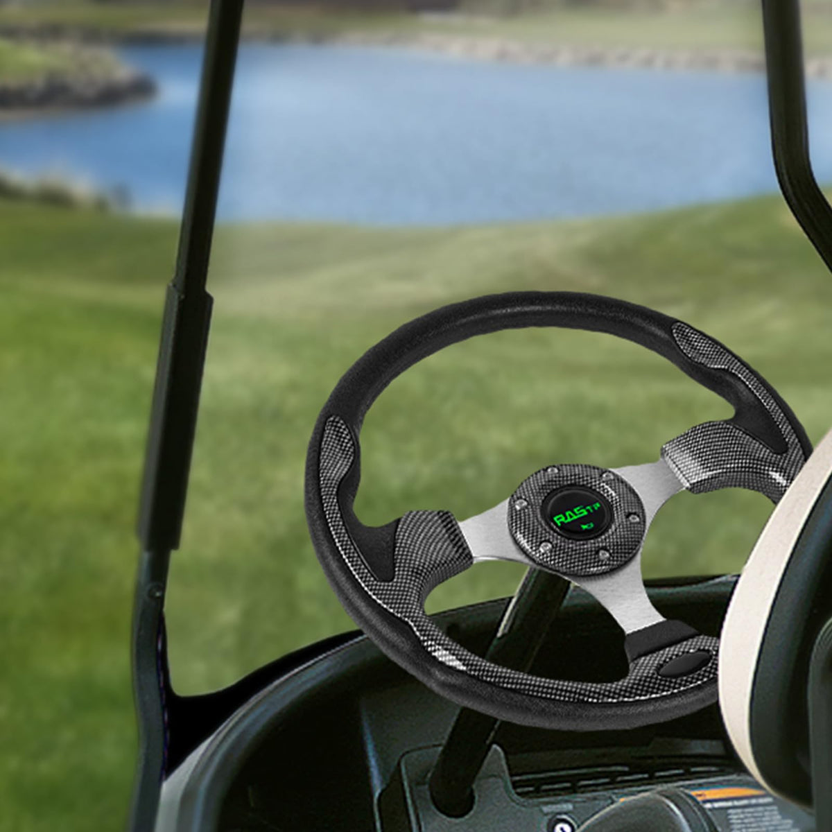 RASTP wheel includes wrench for quick installation and decorative horn button