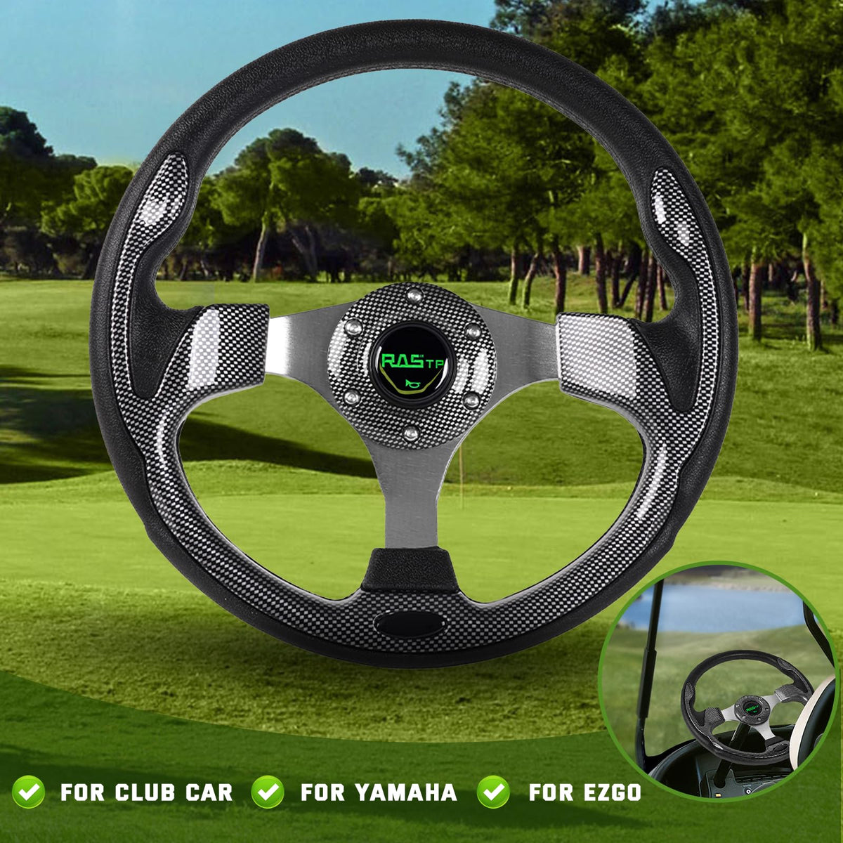 RASTP wheel uses PVC and aluminum for durable cart upgrade