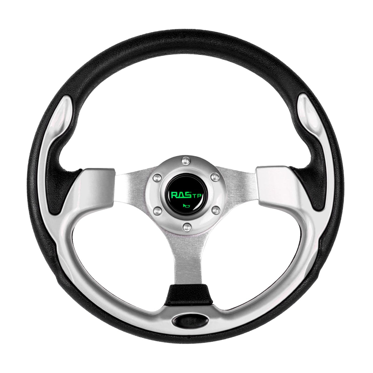 RASTP 12.5-inch steering wheel grip close-up for comfortable handling