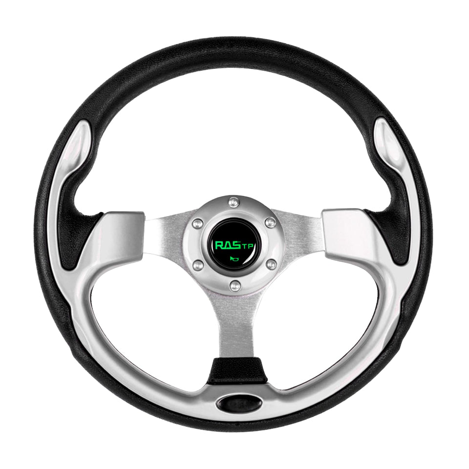 RASTP 12.5-inch steering wheel grip close-up for comfortable handling