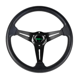 RASTP 13.8'' steering wheel for Club Car DS with durable vinyl grip.