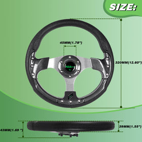 RASTP aluminum frame emphasizes durable, lightweight steering construction.