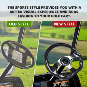 RASTP compatible with EZGO, Club Car, and Yamaha carts for universal upgrade.