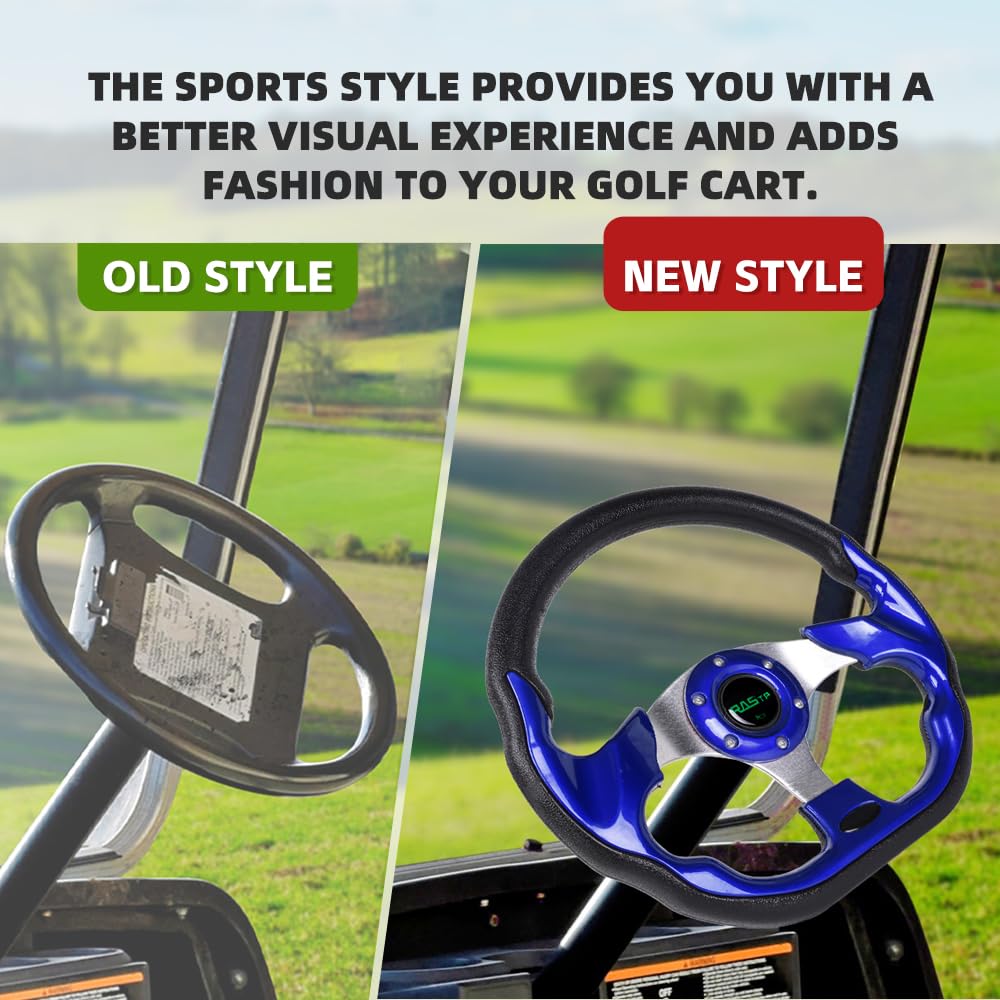 RASTP easy-installation in about 10 minutes for a refreshed golf cart interior.