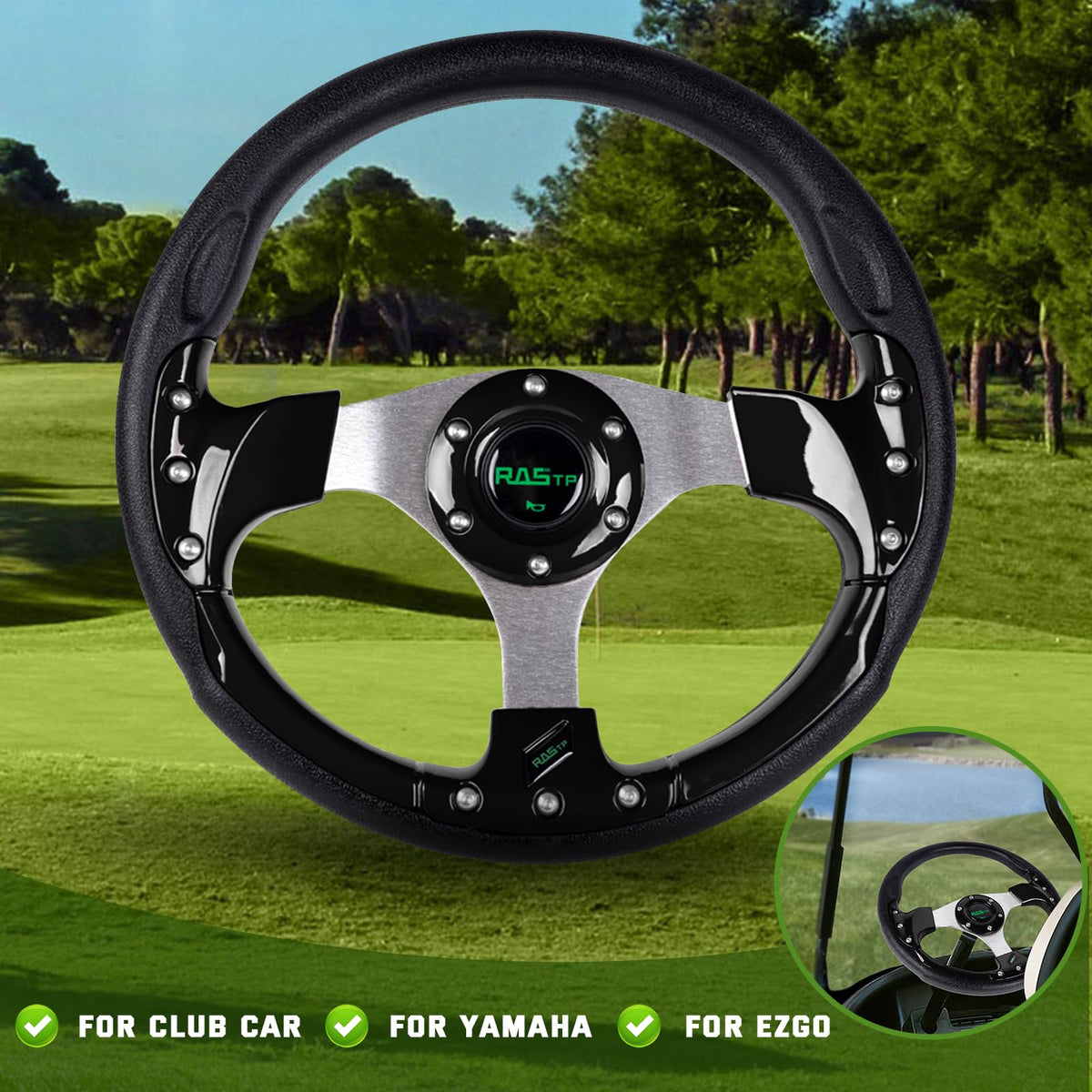 RASTP upgrade-worthy steering wheel offering improved control and feel.
