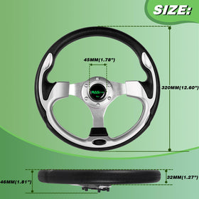RASTP decorative horn button enhances cart styling