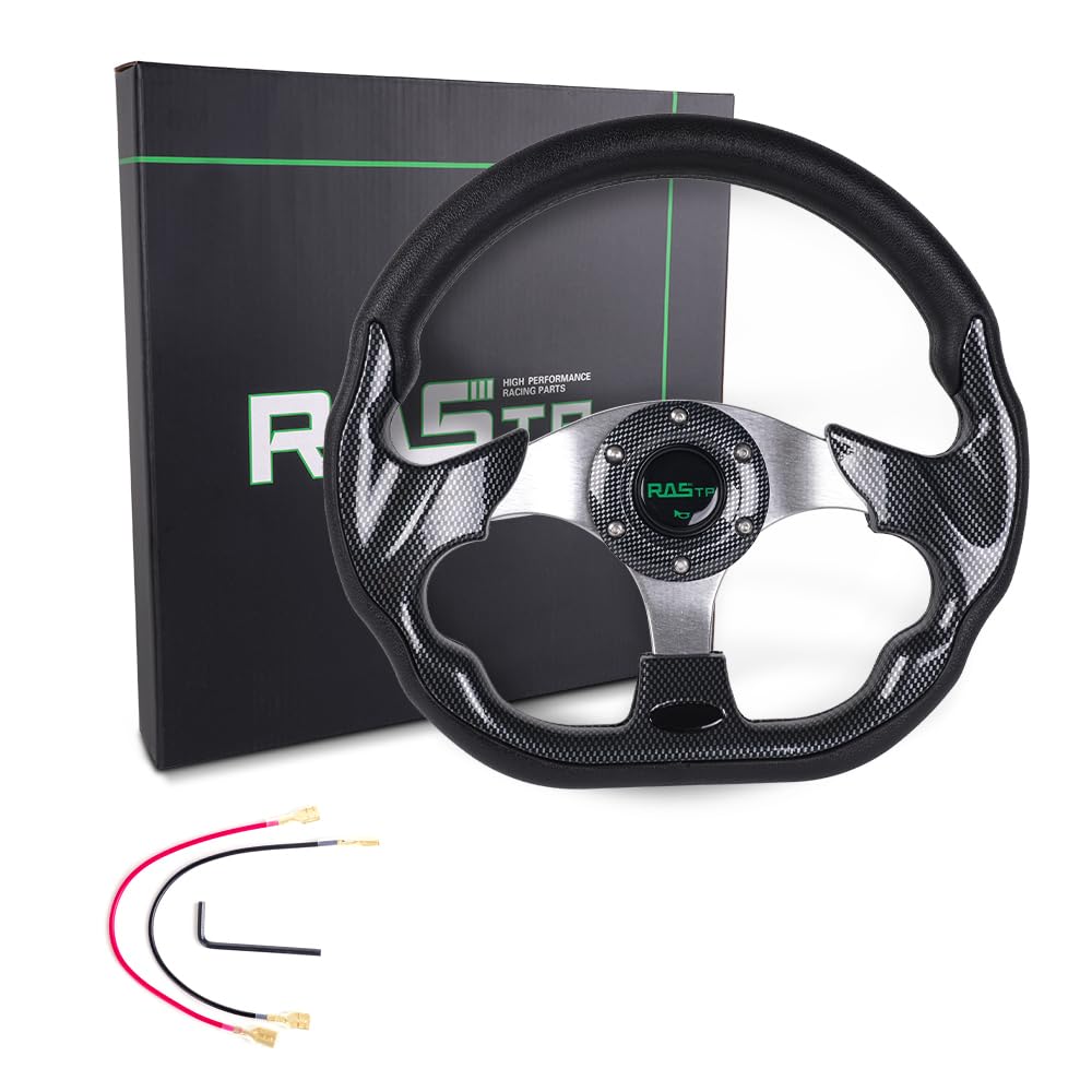 RASTP upgrade enhances interior look and steering feel.