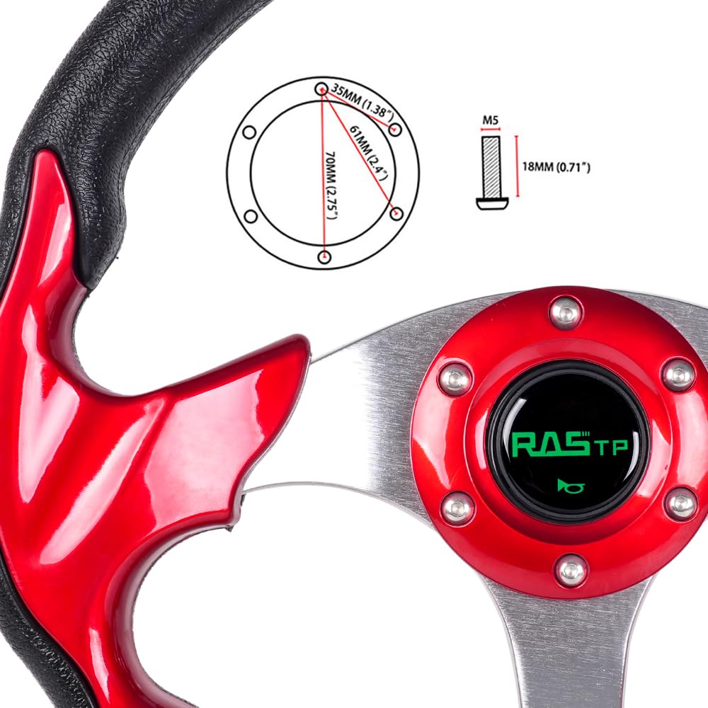 RASTP upgraded cart appearance with a sleek steering wheel.