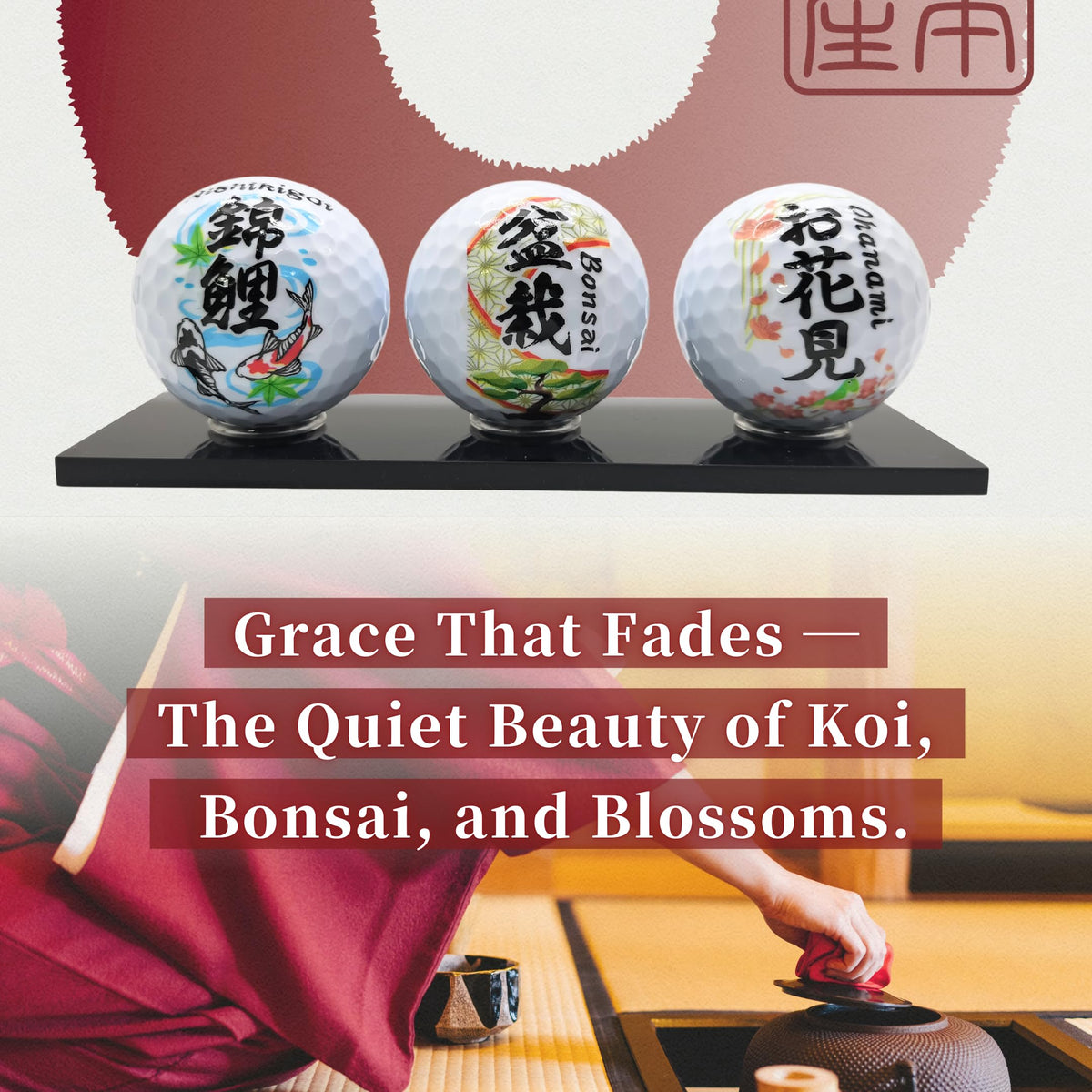 RB東京 ohanami pattern golf ball with seasonal charm