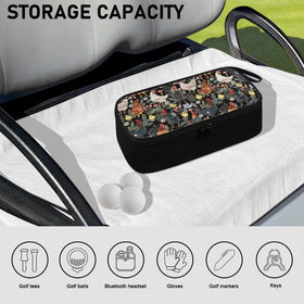 Rchsomd lightweight portable golf storage bag ideal for range or round