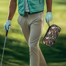 Rchsomd multi-compartment golf bag helps organize balls tees and tools