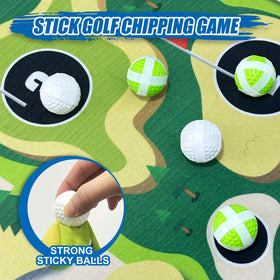 RCROKS chipping and driver clubs for portable backyard training.