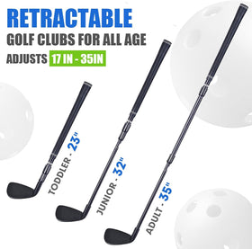 RCROKS collapsible club folded compact for travel and storage