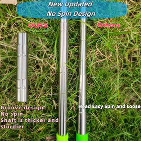 RCROKS toddler golf clubs length adjustable to grow with child.