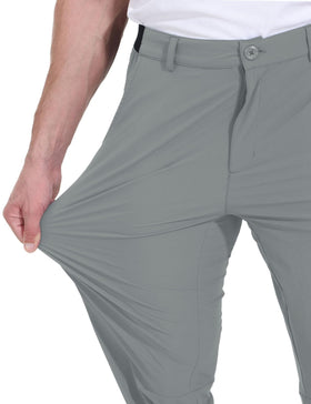 Rdruko golf pants back zip pocket detail ideal for secure items.