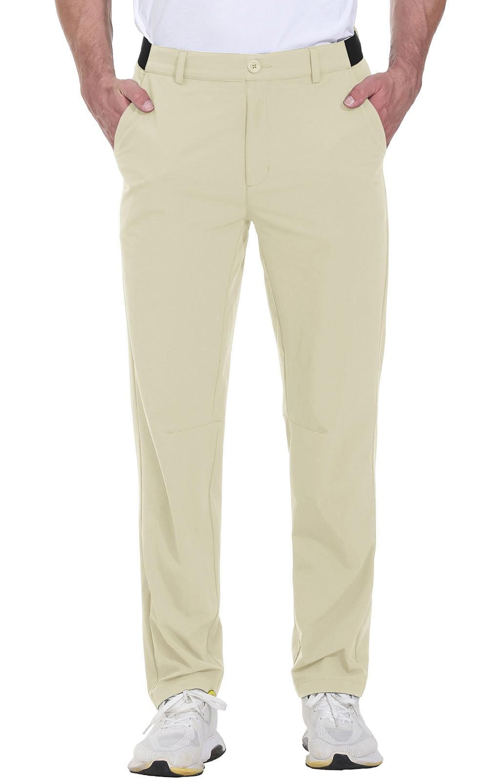 Close-up of lightweight quick-dry fabric used in Rdruko golf pants.