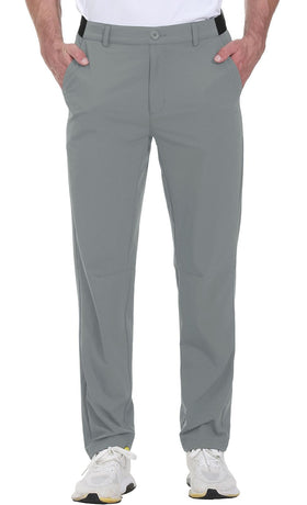 Rdruko golf pants waistband detail highlighting silicone non-slip grip for secure wear.